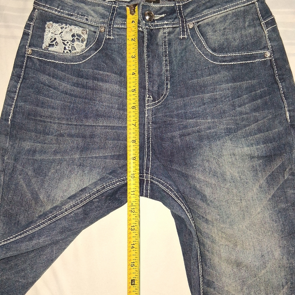 CATO premium Classic Blue Boot Cut Women's Jeans Size  8 - Picture 16 of 16